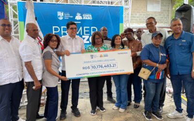  Alcalde Dío Astacio comienza Obras Comunitarias en La Ureña