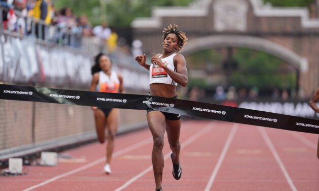 ¡Otra Vez!  Marileidy Paulino arrasa en Filadelfia en los 200 metros; gana 100 mil dólares en premios