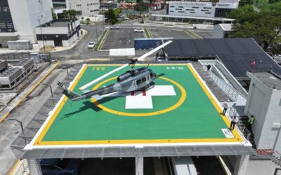 Gobierno pone en operación helipuerto en ciudad sanitaria Dra. Evangelina Rodríguez Perozo