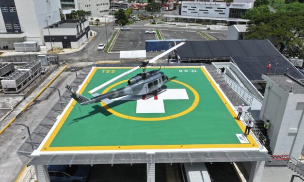 Gobierno pone en operación helipuerto en ciudad sanitaria Dra. Evangelina Rodríguez Perozo