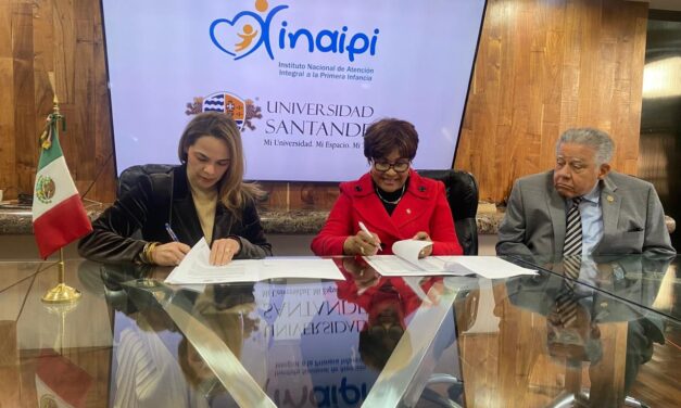 INAIPI firma acuerdo con la Universidad Santander para fortalecer competencias de su personal