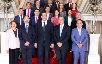 Palacio Nacional recibe a directores y representantes de asociaciones de defensorías públicas de América Latina