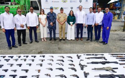 Interior y Policía y Metaldom destruyen 14,699 armas para reforzar la seguridad ciudadana