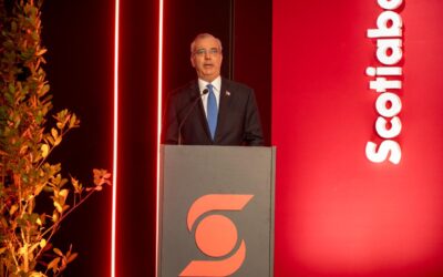 Scotiabank reconoce gestión de Gobierno mantiene estabilidad macroeconómica, clima de negocios y potencial de crecimiento del país; instalará en RD sede regional para liderar operaciones e inversiones en el Caribe, Centroamérica y Colombia