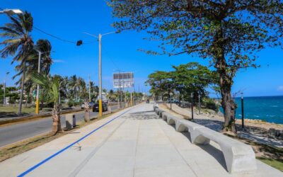Abinader y ministro Collado inauguran segunda etapa del malecón de Santo Domingo Este